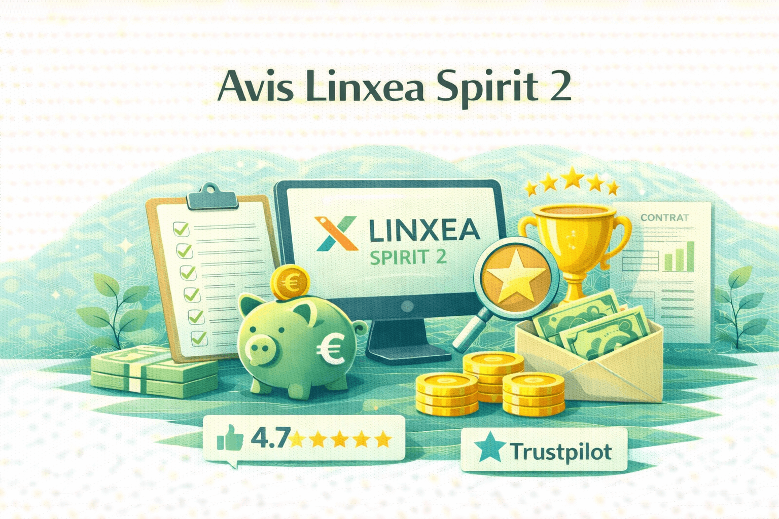 Présentation de mon avis linxea spirit 2