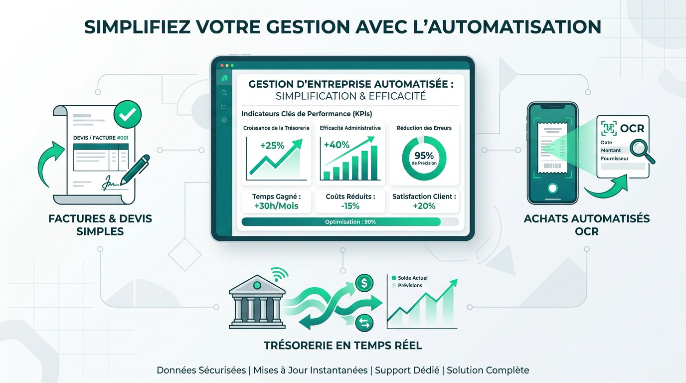 Interface intuitive de gestion et facturation électronique Tiime