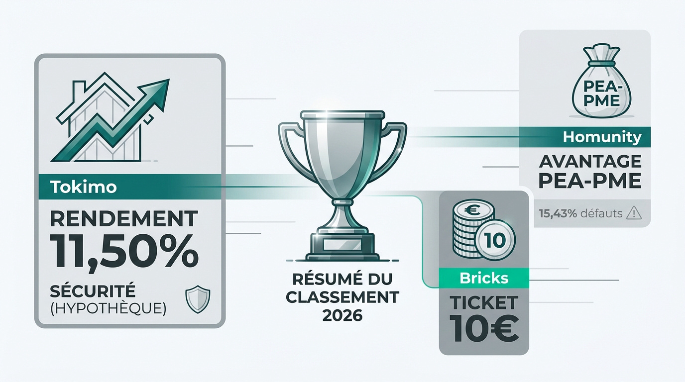 Classement des meilleures plateformes de crowdfunding immobilier en 2026