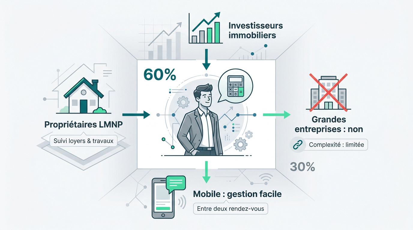 Interface simplifiée de gestion comptable pour entrepreneur et loueur meublé