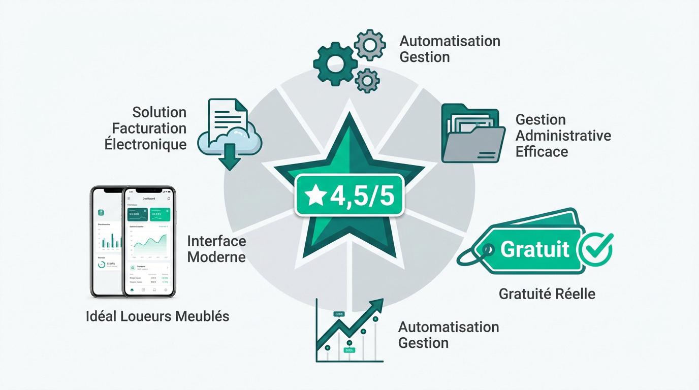 Interface de facturation électronique gratuite Tiime pour LMNP