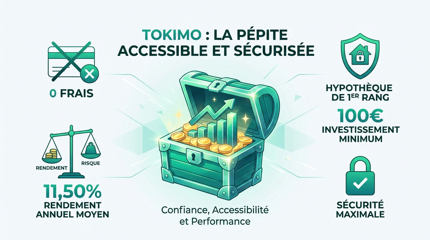 Plateforme Tokimo investissement immobilier accessible dès 100 euros