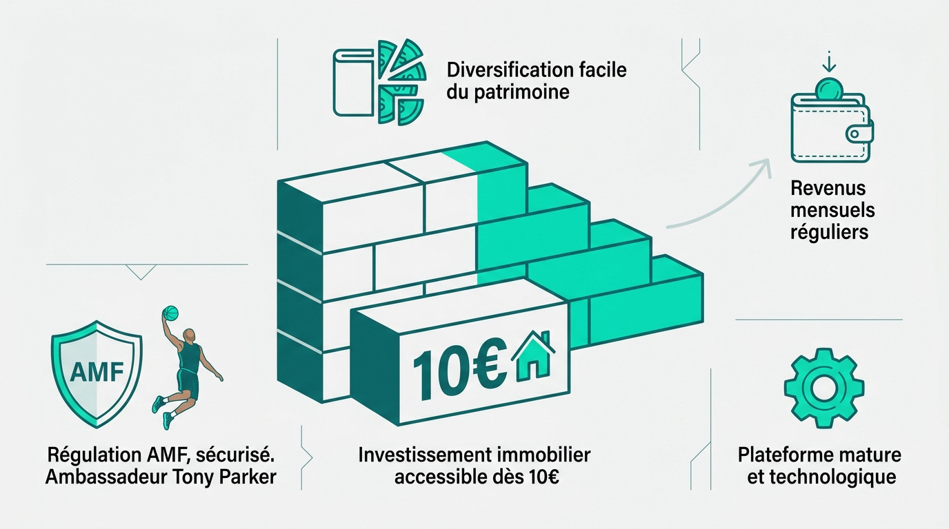 Investissement immobilier fractionné accessible et sécurisé avec Bricks