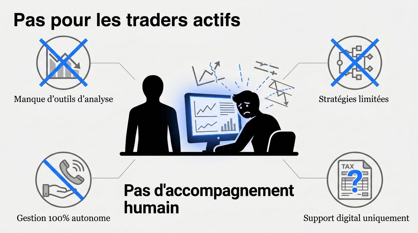 Infographie expliquant pourquoi Trade Republic n