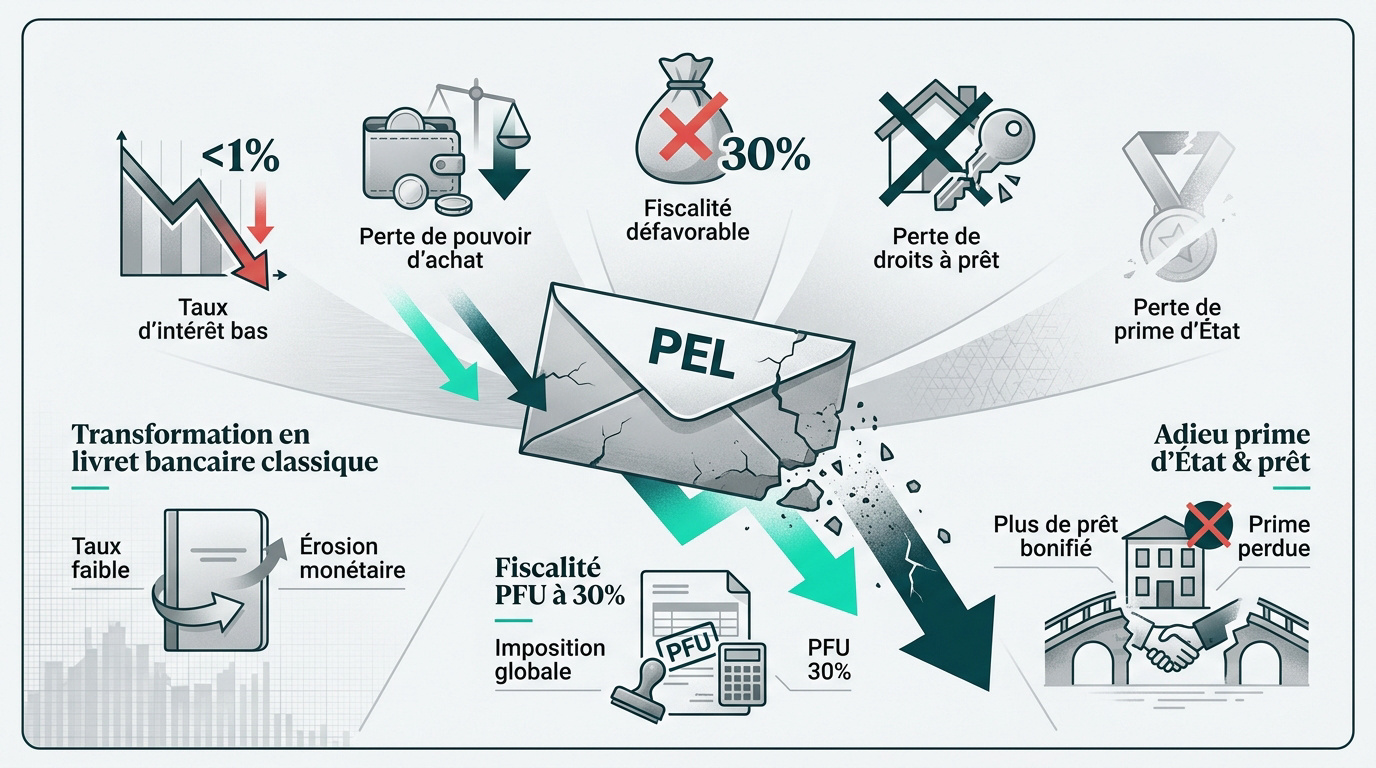 Graphique illustrant la baisse de rendement d
