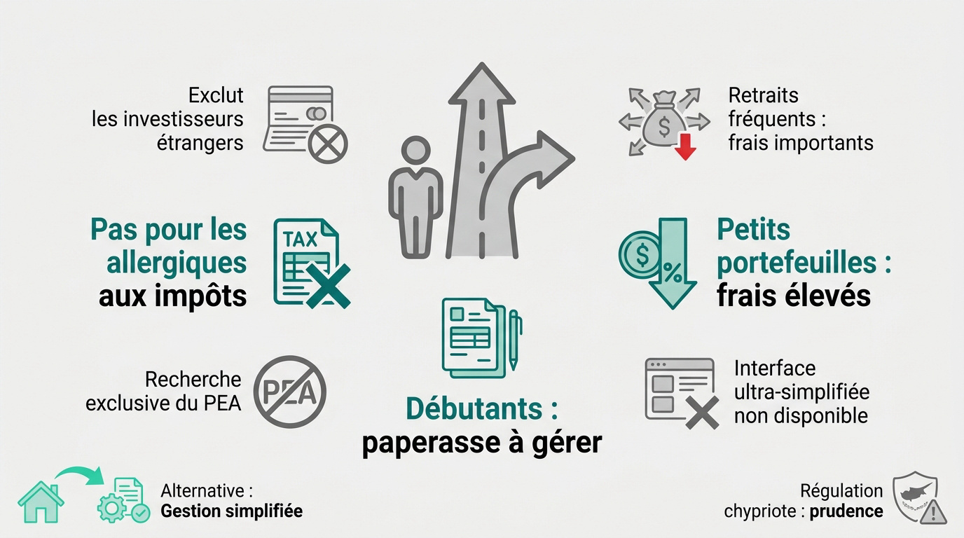 Profils d’investisseurs pour qui Freedom24 n’est pas le plus adapté