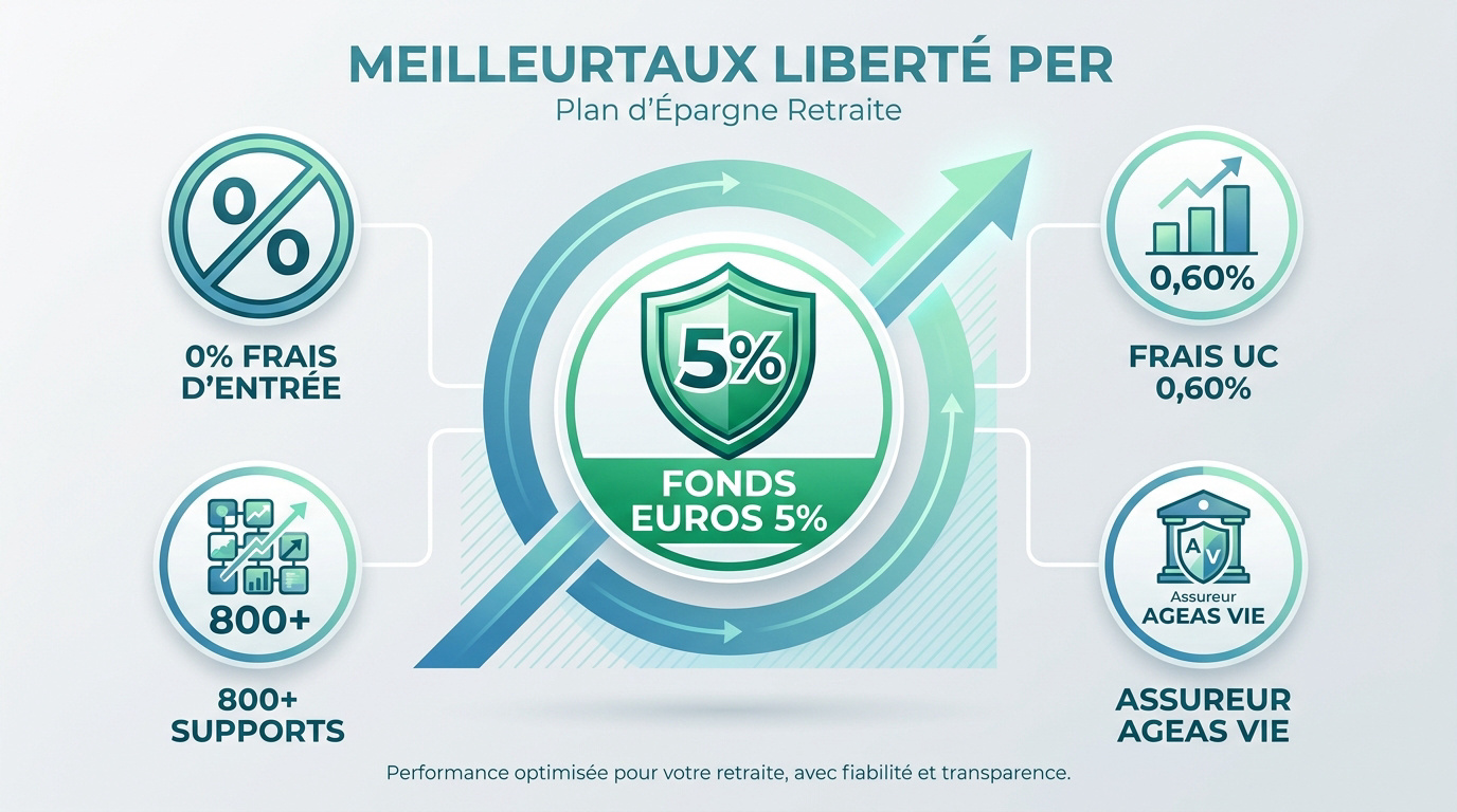 Analyse des rendements et de la transparence du contrat Meilleurtaux Liberté PER