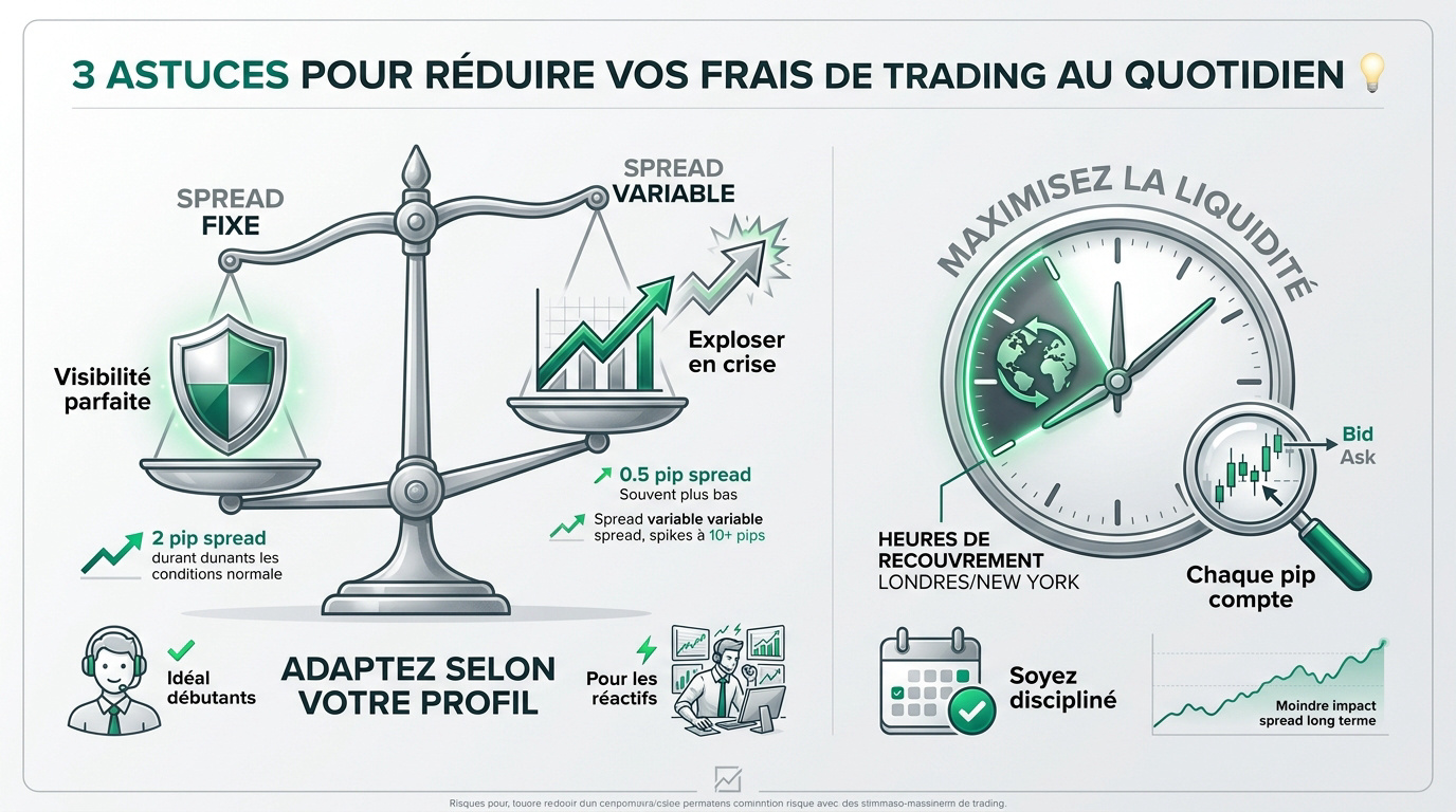 Astuces stratégiques pour réduire les coûts liés au spread en trading