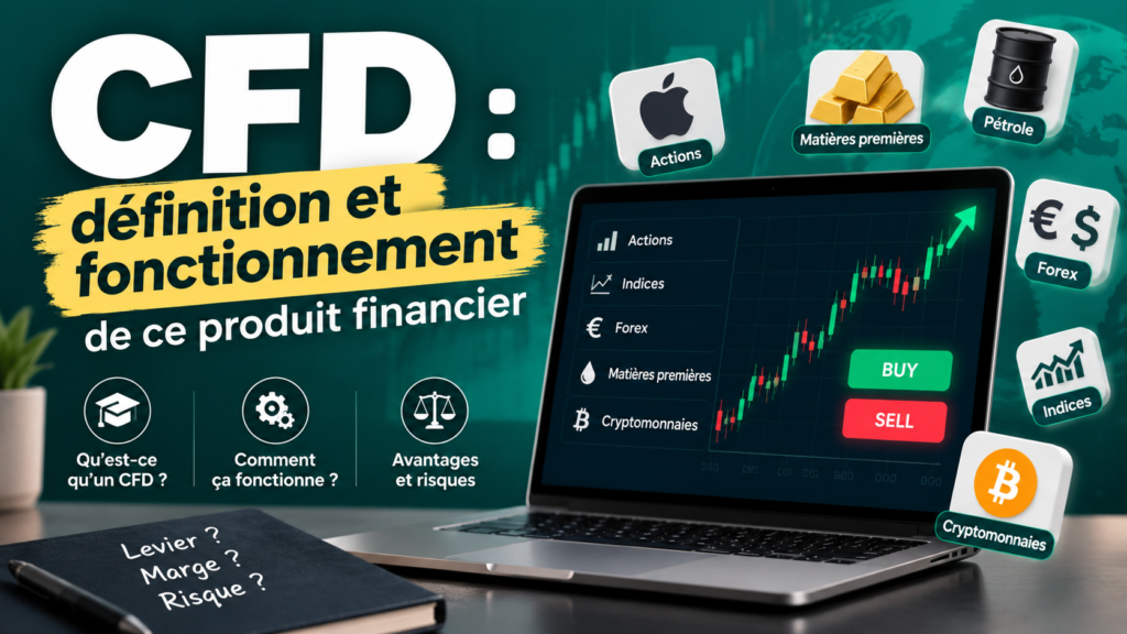CFD : définition et fonctionnement de ce produit financier