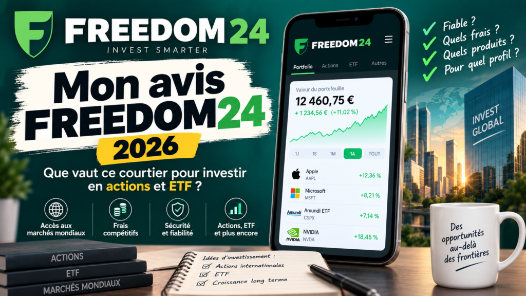 Avis Freedom24 2026 : que vaut ce courtier pour investir en actions et ETF ?