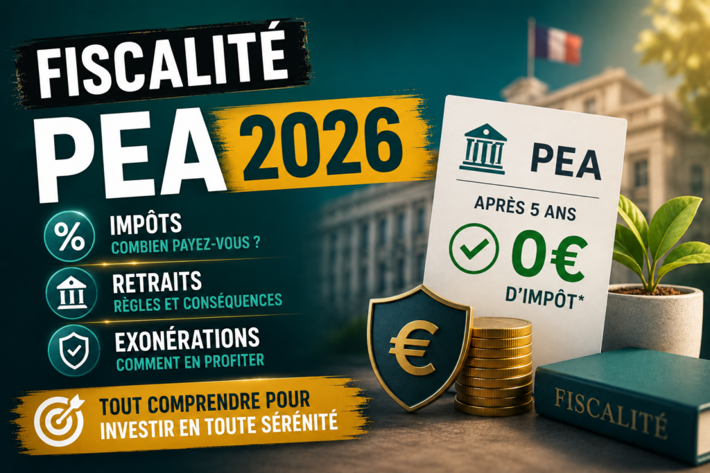 Fiscalité PEA : impôts, retraits et exonérations expliqués simplement